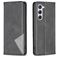 Mobigear Rhombus Slim Samsung Galaxy S24 Cover a libro - Nero