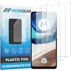 Mobigear Motorola Moto G42 Protector de pantalla Film - Compatible con fundas (pack de 3)