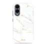 MIO Samsung Galaxy S25 Edge MagSafe Fodral Hårdplast Skal - White Marble