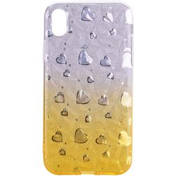 Mobigear Design iPhone XS Max Flexibilní TPU Zadní kryt - Hearts