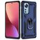 Mobigear Armor Ring Xiaomi 12X Hårdt Bagsidecover Stødsikkert med ringholder - Blå