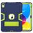 Mobigear ShieldStand iPad 11 (2025) Case Plastic / Silicone Back cover + Stand - Green / Navy Blue