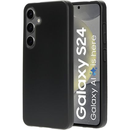 Mobiparts Classic Samsung Galaxy S24 Flexible TPU Back cover - Matt Black