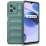 Mobigear Bumpy Realme C35 Fleksibel TPU Bagsidecover - Grøn