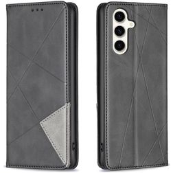 Mobigear Rhombus Slim Samsung Galaxy S24 FE Funda tipo libro - Negro