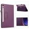 Mobigear Classic Samsung Galaxy Tab S11 Capa livro + Suporte para caneta stylus - Roxo