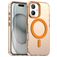 Mobigear Shockproof iPhone 17 MagSafe Plástico rígido Capa traseira - Laranja