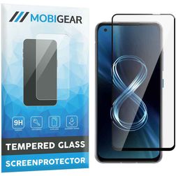 Mobigear Premium ASUS Zenfone 8 Glas Skærmbeskytter - Case Friendly - Sort