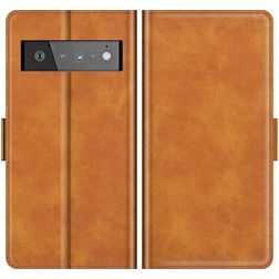Mobigear Slim Magnet Google Pixel 6 Pro Capa livro Carteira - Conhaque