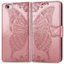 Mobigear Butterfly iPhone 17e Cover a libro portafoglio - Oro rosa