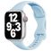 Mobigear Sport Slim Silicone Apple Watch Cinturino Chiusura a perno - 49/46/45/44 mm - Celeste