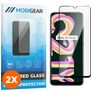 Mobigear Premium Realme C21Y Cristal templado Protector de pantalla - Compatible con fundas - Negro (pack de 2)