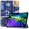 Mobigear Tri-Fold iPad Pro 11 polegadas (2018) Capa livro - The Starry Night