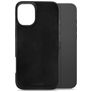 Mobilize Premium iPhone 16 Plus MagSafe Pele genuína Capa traseira - Preto