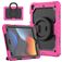 Mobigear RingGuard iPad 9 (2021) Fodral Hårdplast / Silikon Skal + Ställ - Magenta