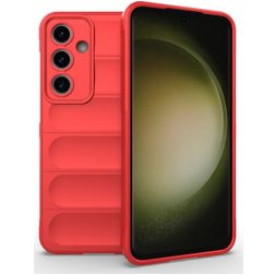 Mobigear Bumpy Samsung Galaxy S24 FE TPU flessibile Back cover - Rosso