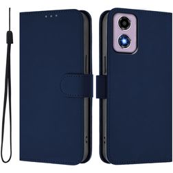 Mobigear Urban Wallet Motorola Moto E14 Wallet case - Navy Blue