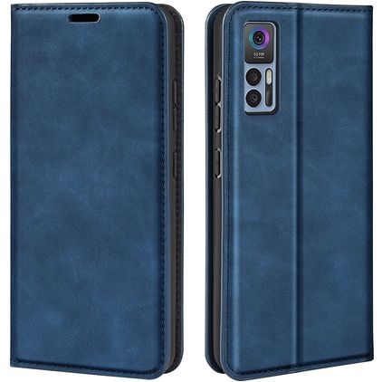 Mobigear Retro Slim TCL 30 Lompakkokotelo + Setelitasku - Tummansininen