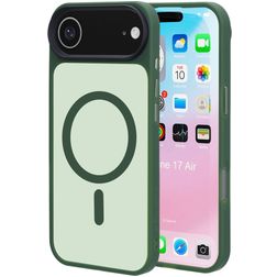 Mobiparts Hardcover iPhone Air MagSafe Funda Plástico rígido Carcasa - Satin Green