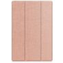 Mobigear Tri-Fold Gel Samsung Galaxy Tab A8 10.5 (2021) TPU / Pele sintética Capa livro - Rosa dourado