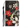 Mobigear Design Huawei P40 Lite E Lompakkokotelo + Setelitasku - Flowers