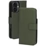 Mobiparts iPhone 16 MagSafe Case Genuine Leather Detachable 2-in-1 Wallet Case Wallet - Green