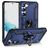 Mobigear Armor Ring Samsung Galaxy S23 Hardcase Back cover Antiurto con anello - Blu