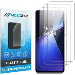 Mobigear OnePlus Nord CE 4 Lite Protezione schermo in pellicola - Compatibile con le cover (confezione da 3)