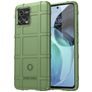 Mobigear Rugged Shield Motorola Moto G72 Flexible TPU Back cover Shockproof - Green