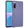 Mobigear Croco Sony Xperia 10 III Hårdt Bagsidecover - Blå