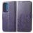 Mobigear Clover Motorola Edge (2021) Capa livro Carteira - Roxo