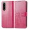 Mobigear clover Sony Xperia 5 IV Funda tipo libro Cartera - Magenta