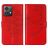 Mobigear Butterfly Motorola Moto G84 Pungetui med Seddelrum - Rød