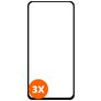 Mobigear Premium Motorola Moto G8 Power Cristal templado Protector de pantalla - Compatible con fundas - Negro (pack de 3)