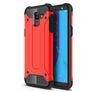 Mobigear Outdoor Samsung Galaxy J6 (2018) Hårdt Bagsidecover Stødsikkert - Rød