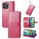 Mobigear Clover iPhone 15 Pro Lompakkokotelo + Setelitasku - Magenta
