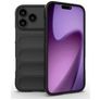 Mobigear Bumpy iPhone 17 Pro Max Elastyczne TPU Etui plecki - Czarny