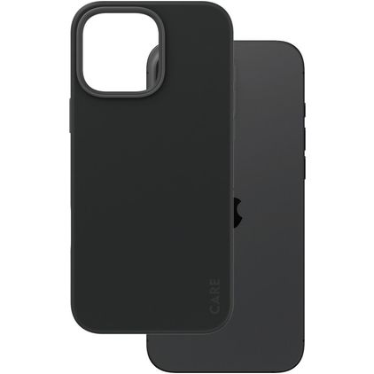 CARE by PanzerGlass Fashionable iPhone 16 Pro Max Silikon MagSafe Etui plecki - Czarny