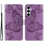 Mobigear Butterfly Samsung Galaxy A26 Lompakkokotelo + Setelitasku - Violetti