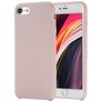 Mobigear Rubber Touch iPhone SE (2020) Silikon Etui plecki - Różowy