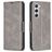 Mobigear Excellent Samsung Galaxy S23 Funda tipo libro Cartera - Gris