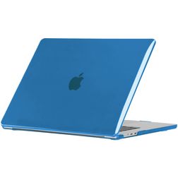 Mobigear Glossy MacBook Air 15 Inch (2023-2026) Hardshell MacBook Case - Dark Blue - Model A2941 / A3114 / A3241 / A3448