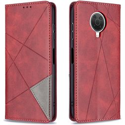 Mobigear Rhombus Slim Nokia G20 Capa livro - Vermelho