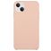 Mobigear Rubber Touch iPhone 15 Plus Silicone Back cover - Rosa pastello
