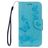 Mobigear Butterfly Samsung Galaxy S8 Cover a libro portafoglio - Blu