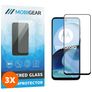 Mobigear Premium Motorola Moto G14 Vidro temperado Película de ecrã - Compatível com capas - Preto (Pack de 3)