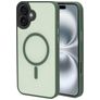 Mobiparts Hardcover iPhone 16 Plus MagSafe Hard Case Back cover - Satin Green