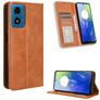 Mobigear Sensation Motorola Moto G04 Wallet case - Brown