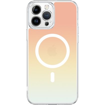 Valenta Rainbow iPhone 15 Pro Max MagSafe Fodral Hårdplast Skal - Färgglad