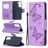 Mobigear Butterfly Samsung Galaxy S20 FE Funda tipo libro Cartera - Morado